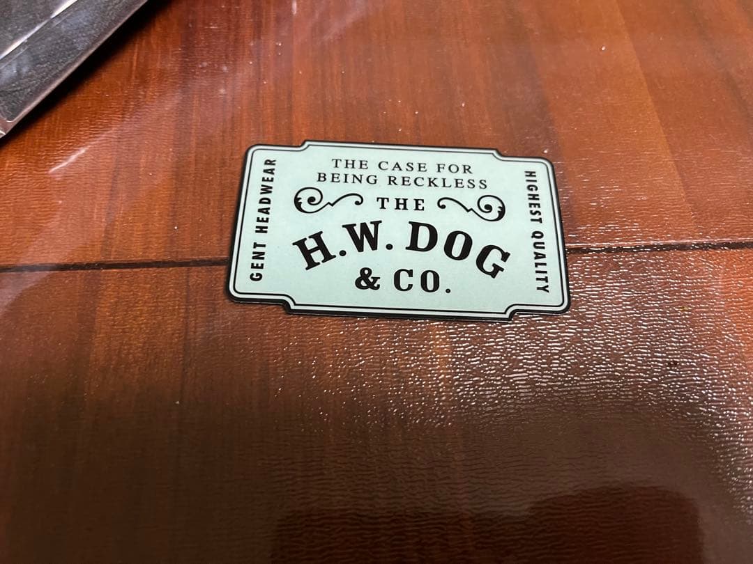 THE H.W.DOG&CO. ベースボールキャップ BLACK