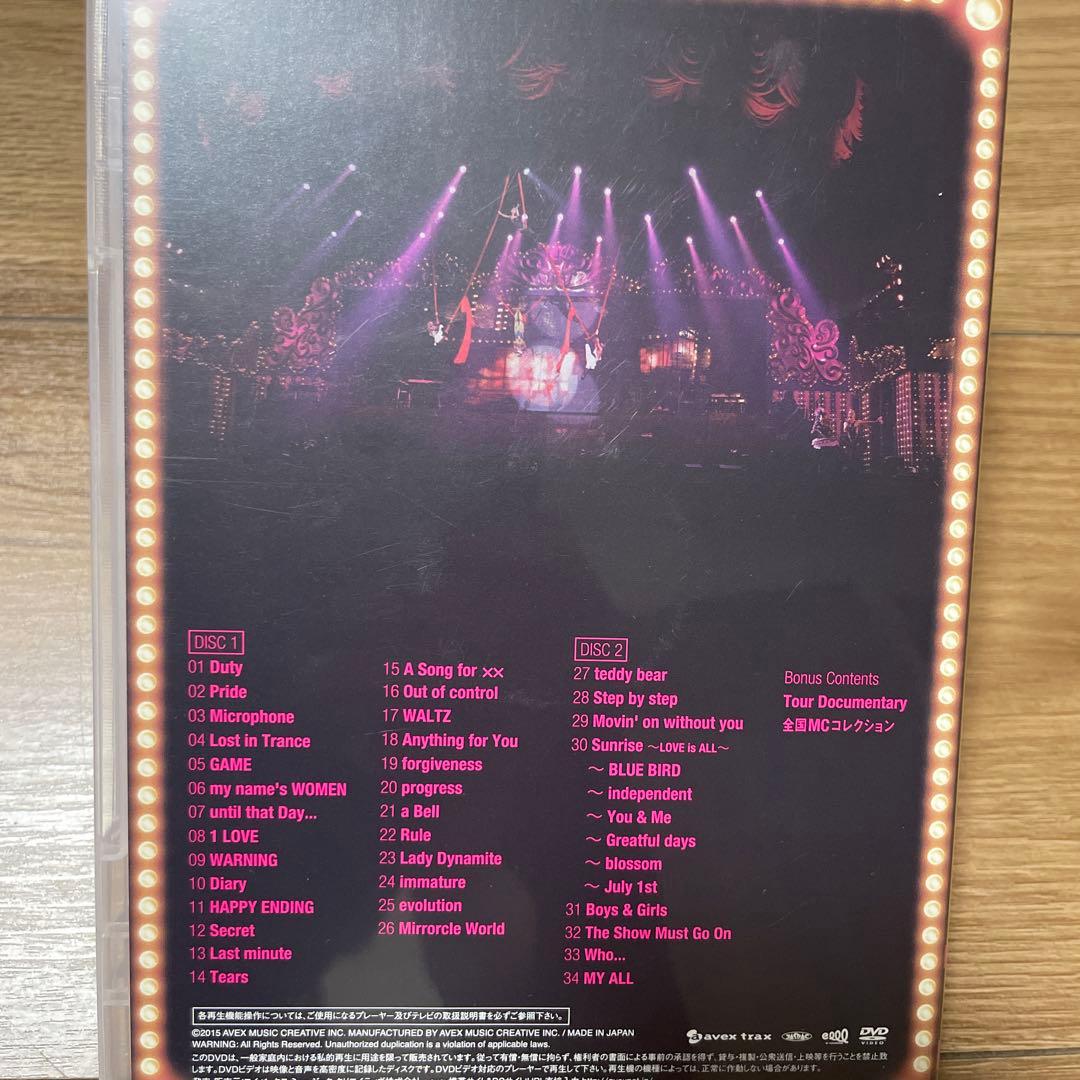 浜崎あゆみ　あゆ　DVD 真夜中のサーカス　teamayu ファンクラブ　限定