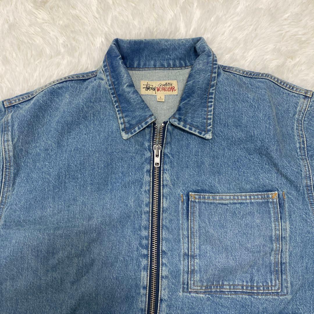 ミ*ツ様 入手困難　Stussyステューシー　カバーオール　デニムジャケット　ジ