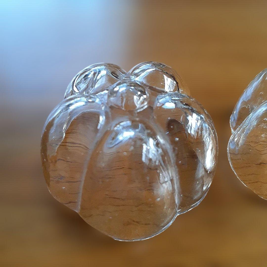 ゼリー型　ペロペロ　アンティーク硝子　レトロ雑貨　大正ロマン　とろとろガラス