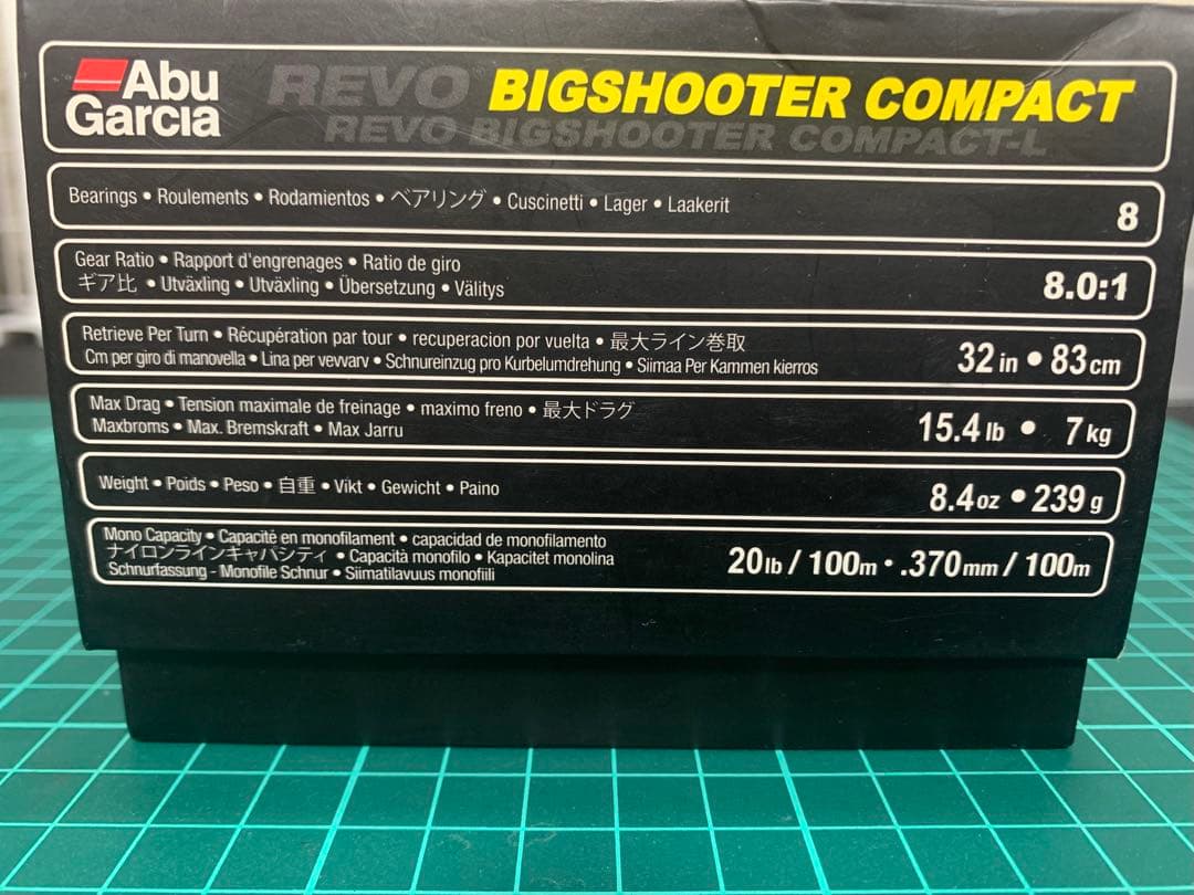 Abu Garcia REVO BIGSHOOTER COMPACT 左巻き