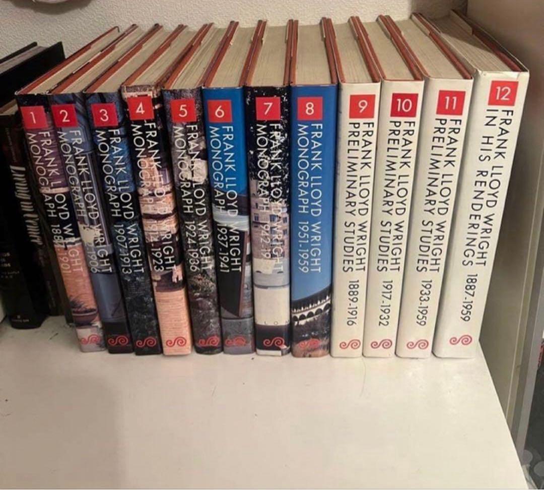 ②フランクロイドライト　作品集　6〜12巻　全巻 中古品