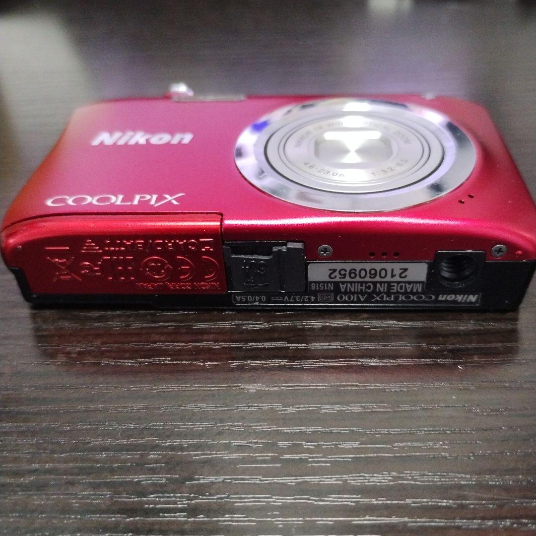【訳あり】Nikon COOLPIX A100 ピンク 充電器付き