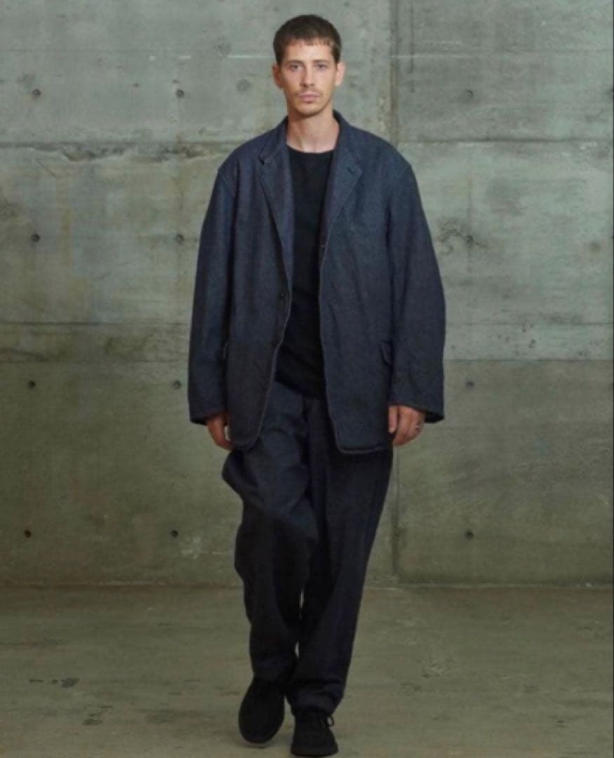 COMOLI 25SS ネイビーデニム ジャケット B01-01023 サイズ２