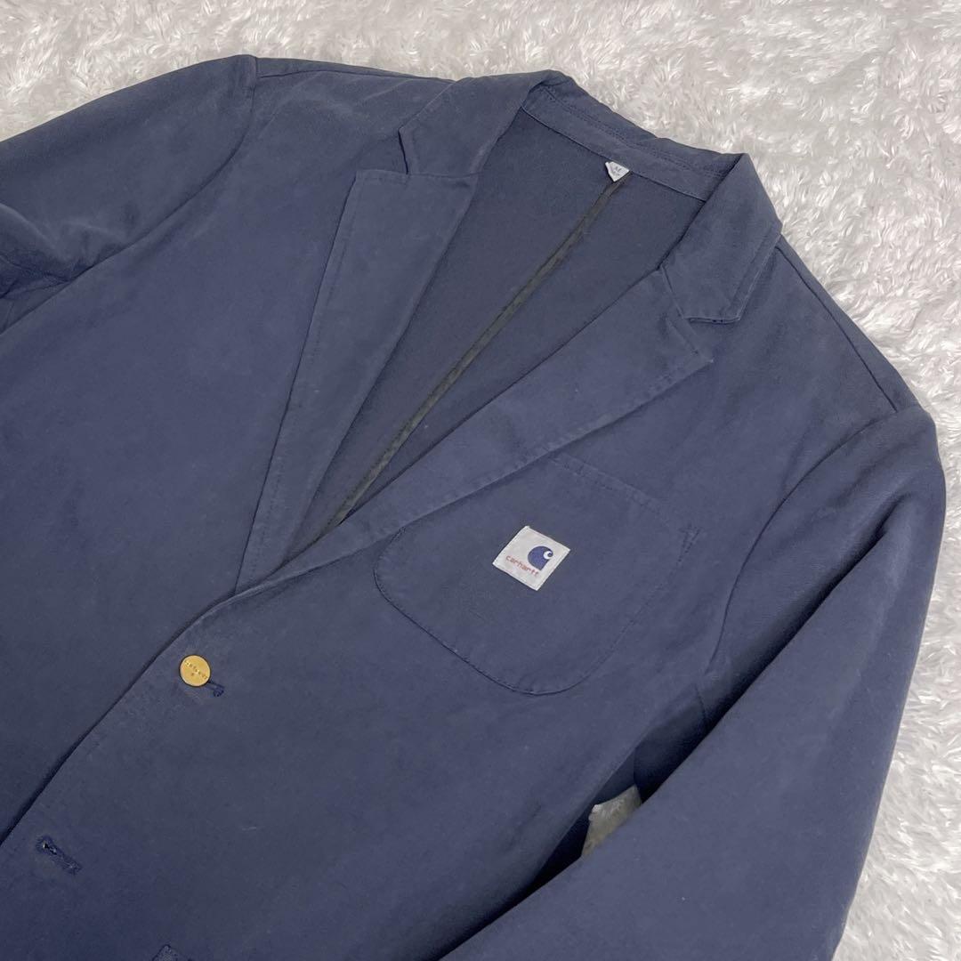 Carhartt × Adam Kimmel 金ボタン テーラードジャケット 紺