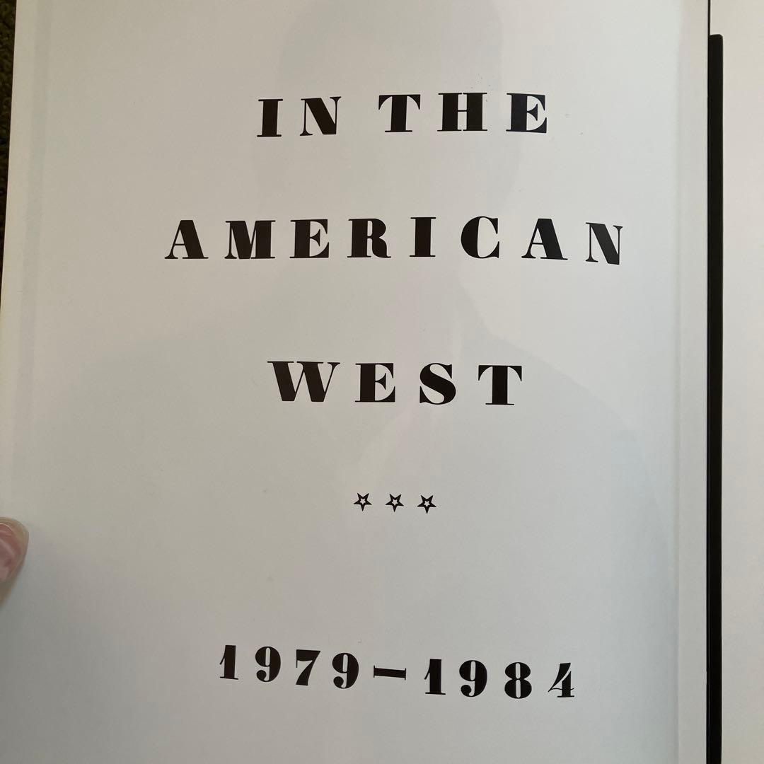 IN THE AMERICAN WEST リチャード・アヴェドン 帯付 写真集