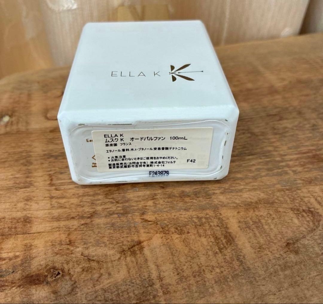 ELLA K 香水 ✴︎ムスクK 100mL ユニセックス　残量　５割