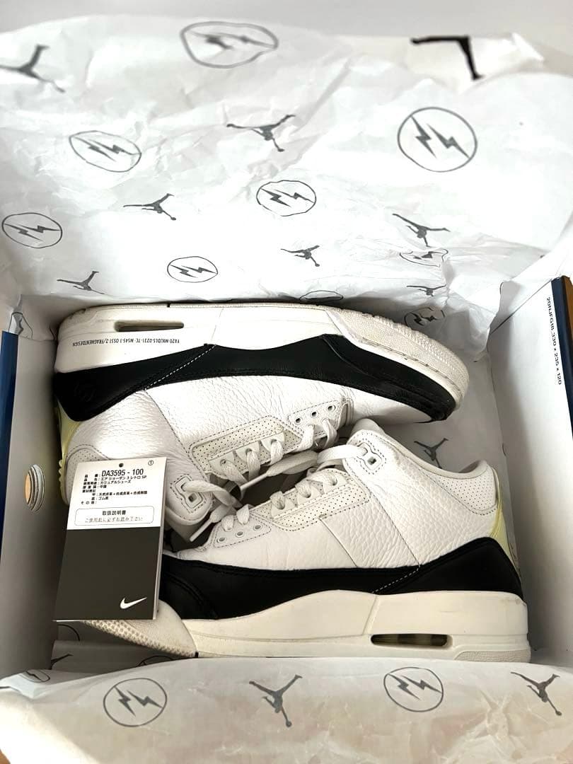 NIKE × fragment design AIR JORDAN3 RETRO