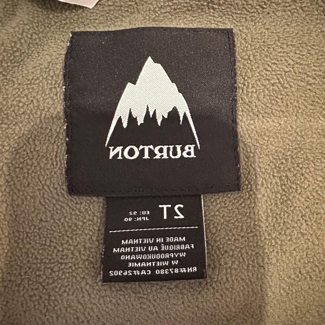 BURTON 子ども用スキーウェア オリーブグリーン