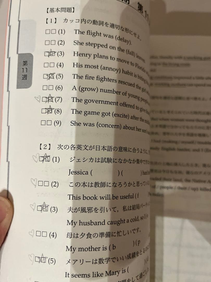 鉄緑会　英語発展講座 英文法問題