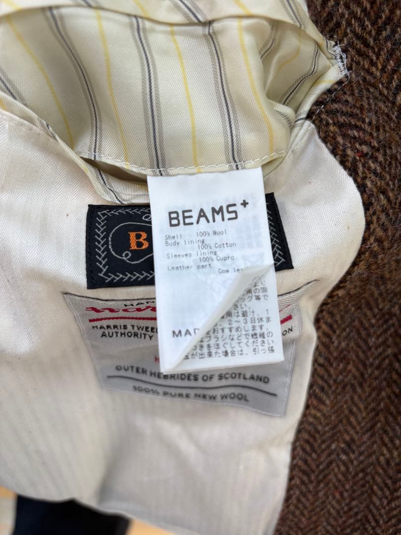 【新品，未使用】BEAMS+ ハリスツイードジャケット<No.1720>