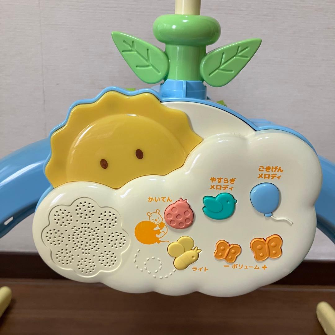 くまのぷーさん　えらべる回転6WAYジムにへんしんメリー　プーメリー