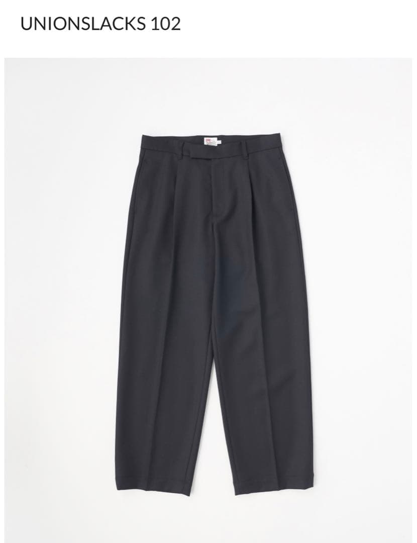 2025 UNIONWEAR セットアップ　ウール　ブラック