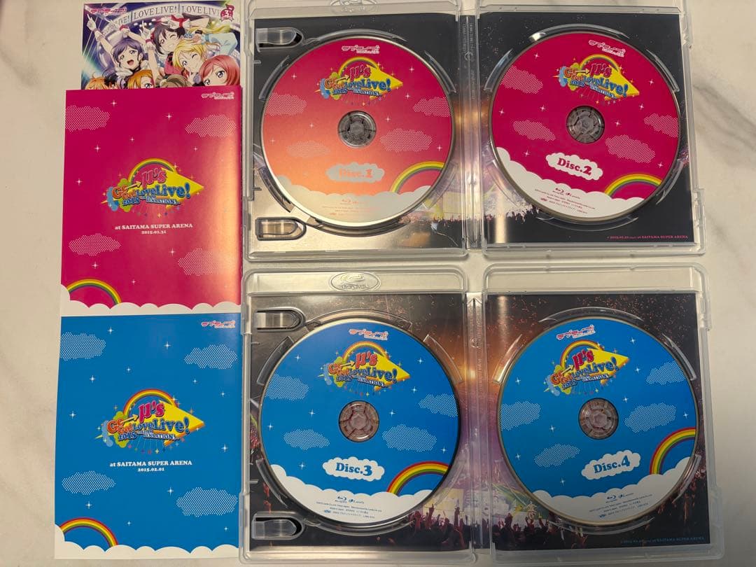 【美品】ラブライブ μ's ライブ BD アニメ特装版　計7本セット