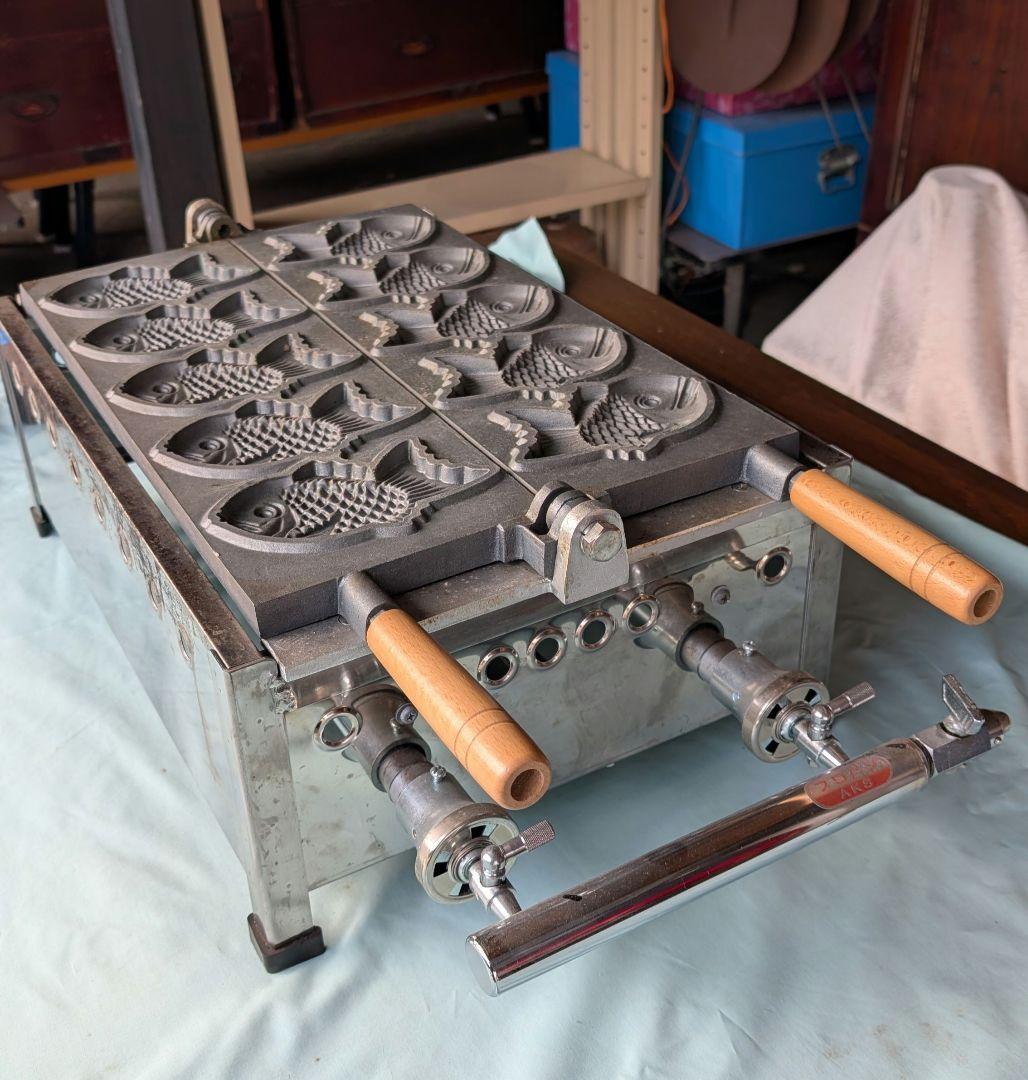 ☆プロパンガス たい焼き器 5匹 厨房機器 業務用☆