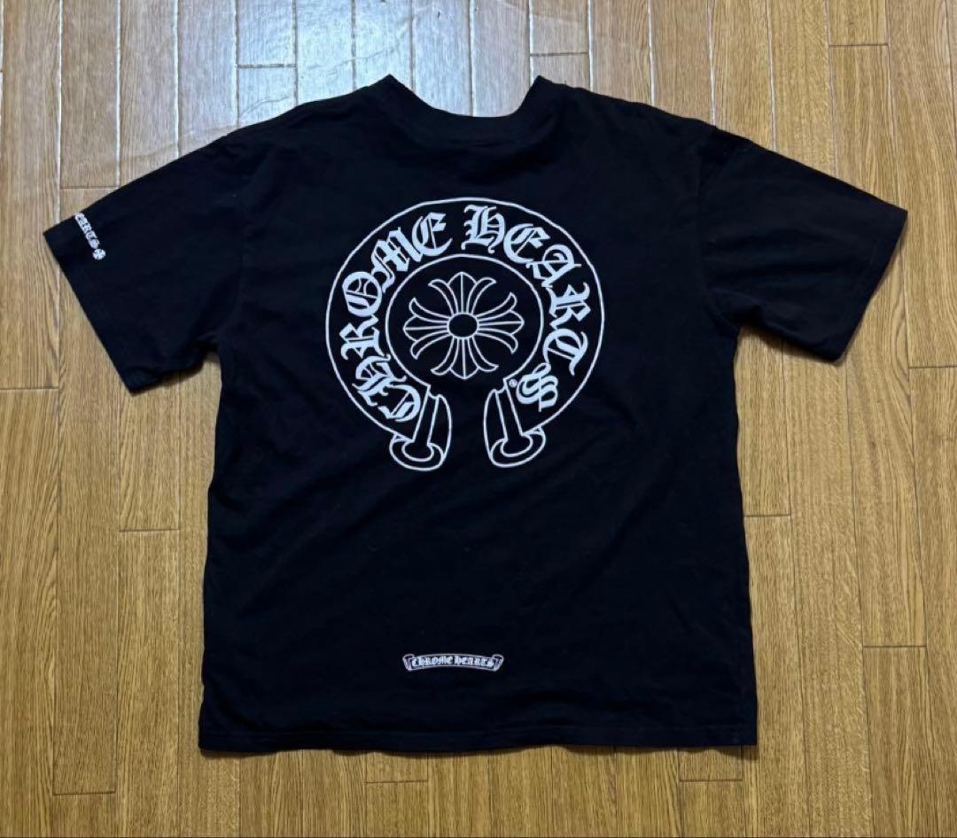 CHROME HEARTS ブラック Tシャツ　半袖　クロムハーツ　L 新品