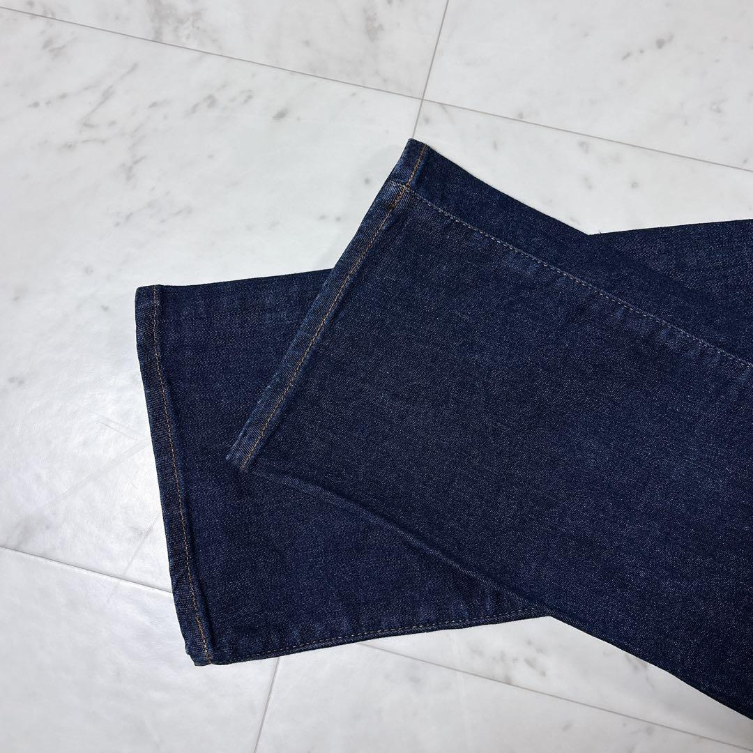 美品 SURT サート フレアーデニムパンツ ストレッチ 美ライン 日本製 濃紺