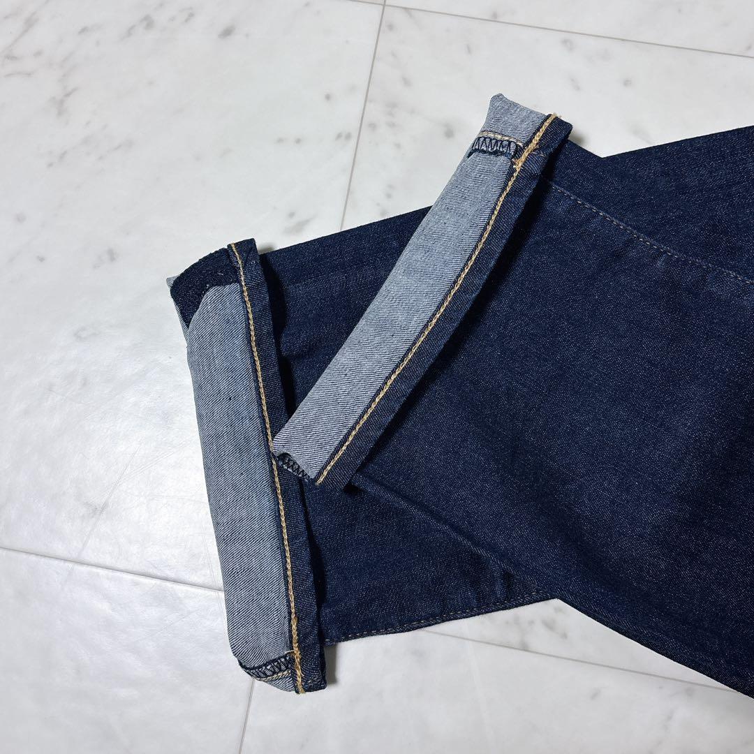 美品 SURT サート フレアーデニムパンツ ストレッチ 美ライン 日本製 濃紺
