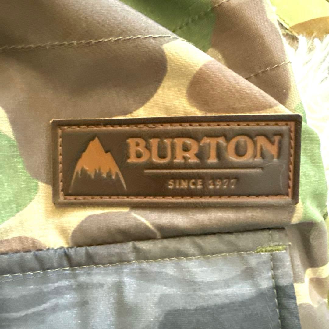 BURTON バートン　スノーボードジャケット　迷彩　カーキ　メンズS