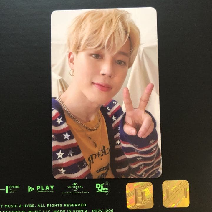 BTS ジミン　ランダムトレカ　デコキット　フォトカード　JIMIN