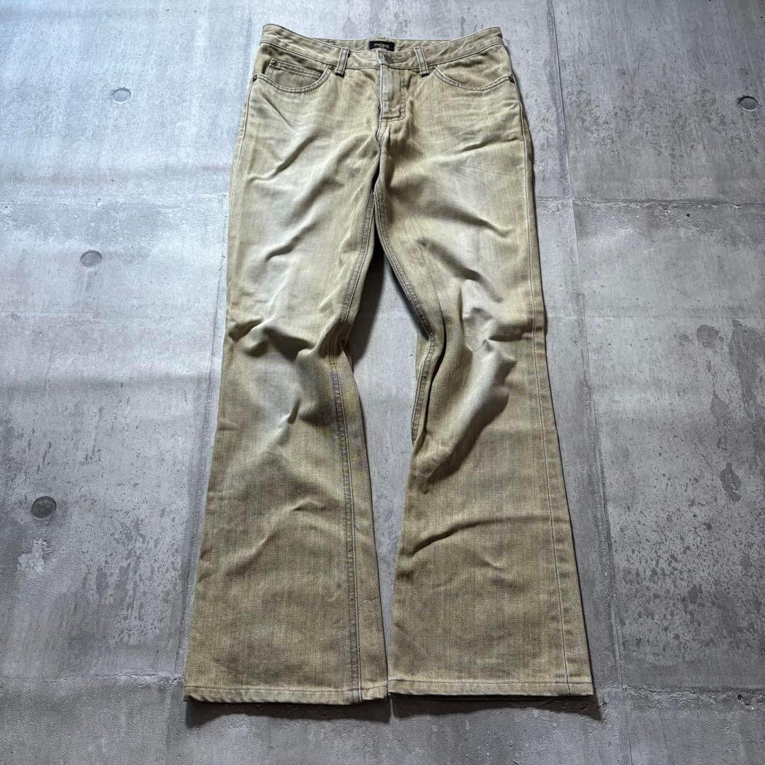 パンツ 2000's boots cut flare jeans fade y2k