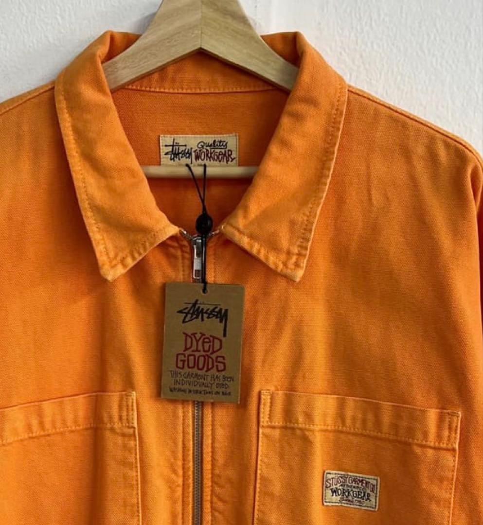新品 STUSSY 22AW Workgear Zip ワークジャケット