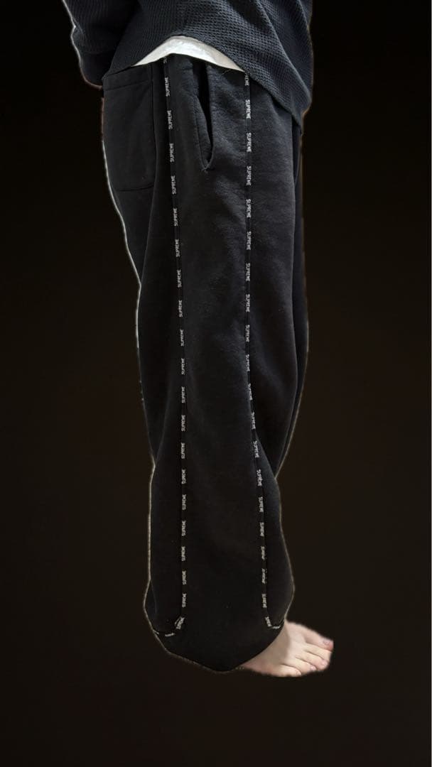 Supreme PIPING SWEAT PANTスウェットパンツ