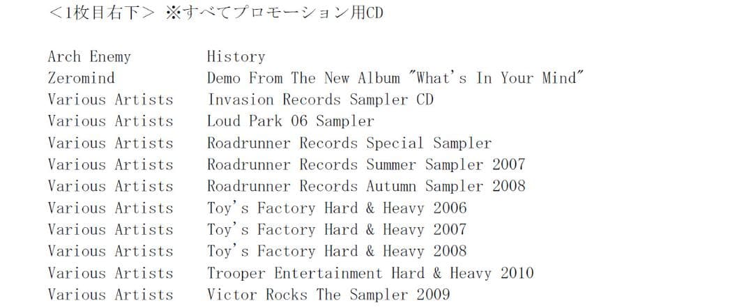[HR/HM] l Hammer (UK) 付録CD 50枚セット