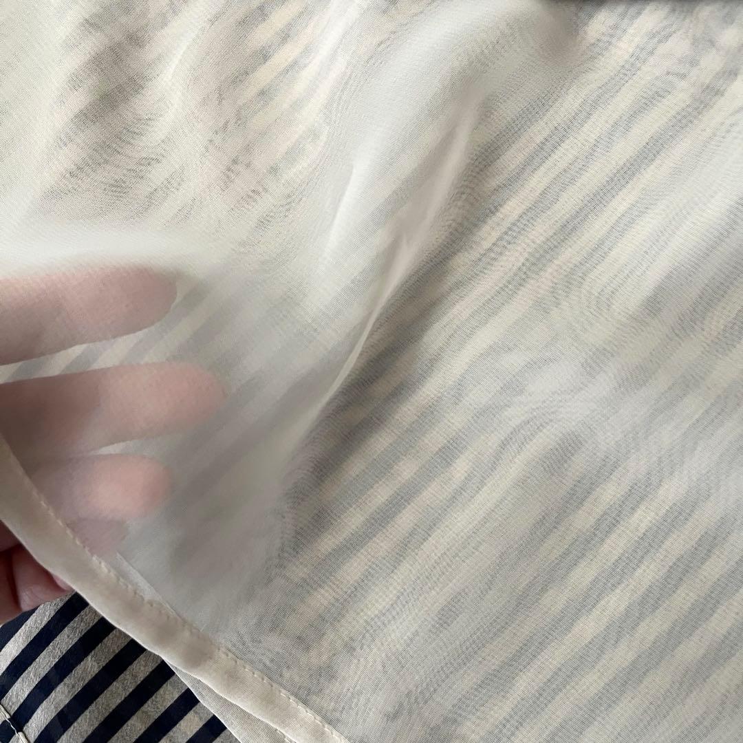 美品 CIVIDINI イタリア製 シルク100% ドッキングワンピース 42