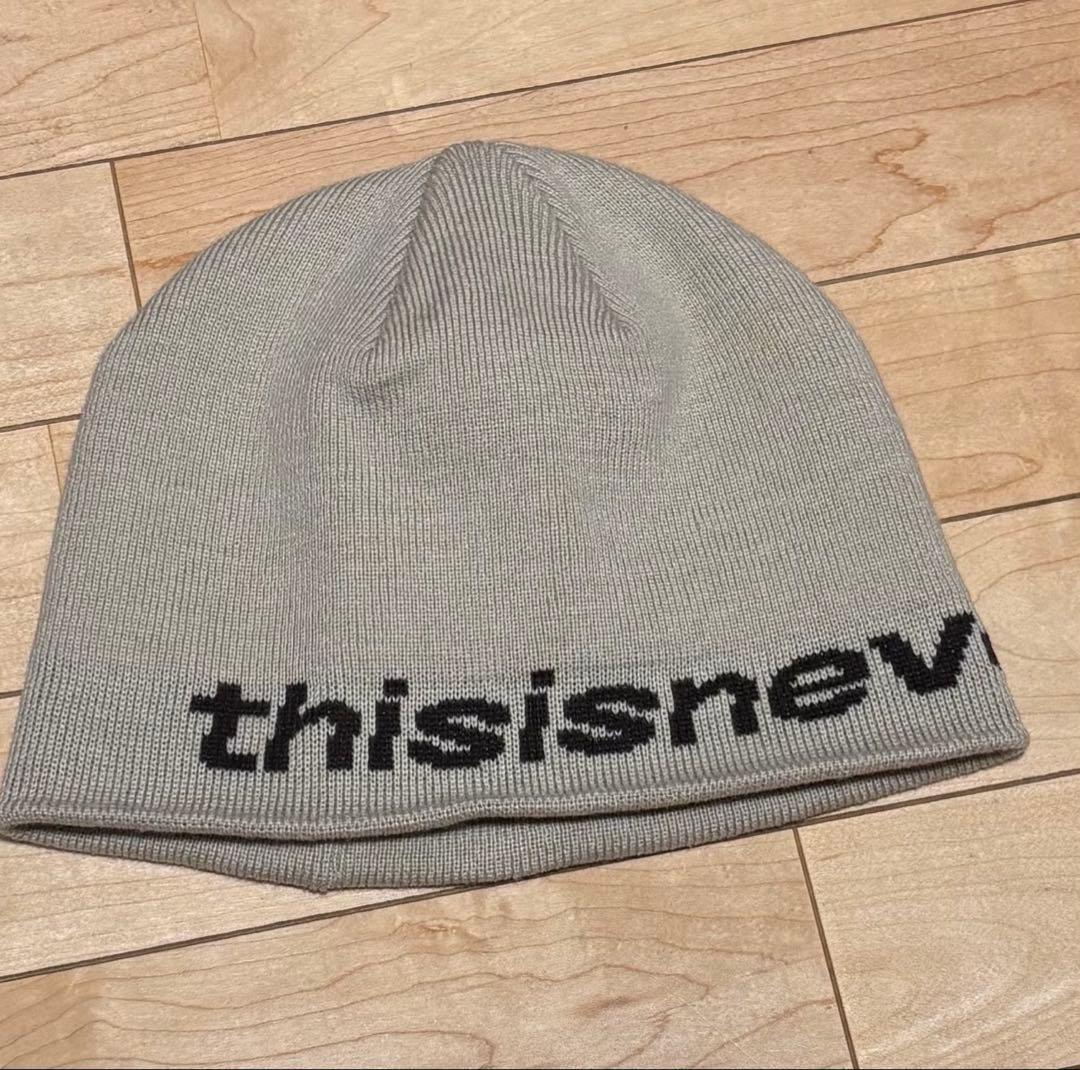 thisisneverthatビーニー　ベージュカラー　あいみょん着用カラー