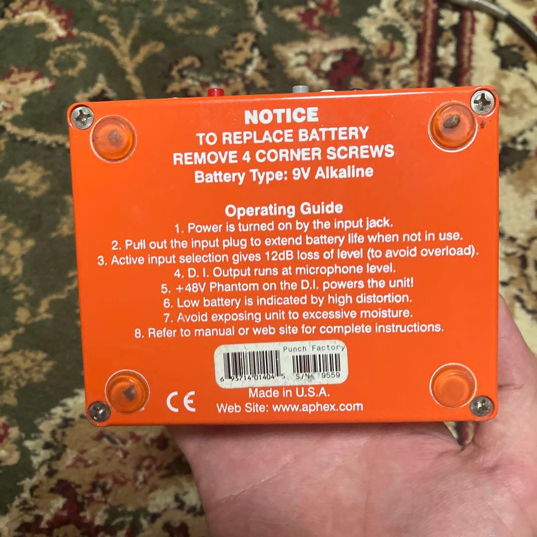 ベース APHEX Punch Factory Model 1404
