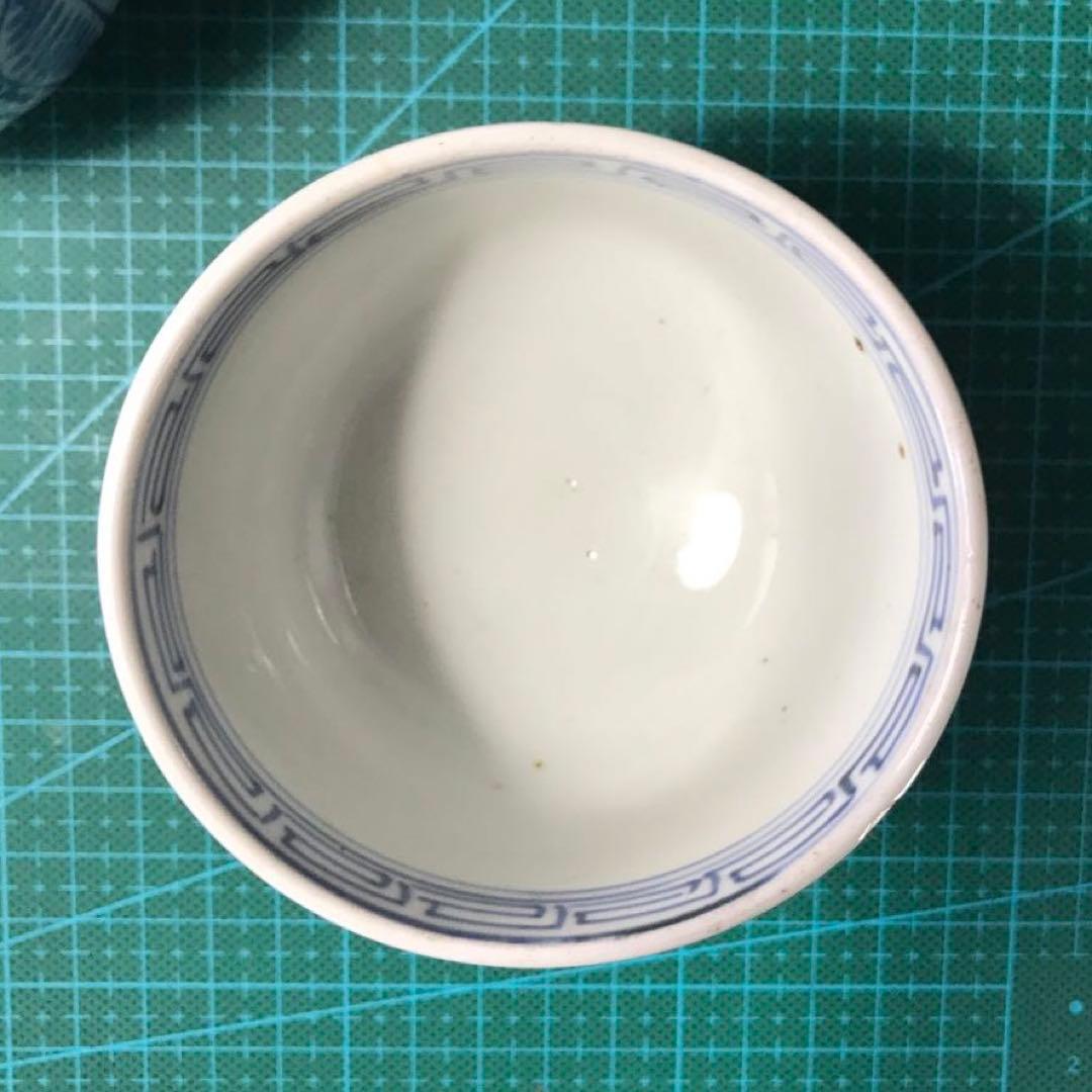 古伊万里 よろけ紋 蕎麦猪口 中猪口　湯呑み　5客