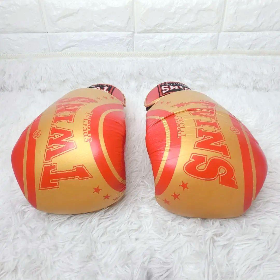 【希少】TWINS SPECIAL ボクシンググローブ　16オンス　レッド