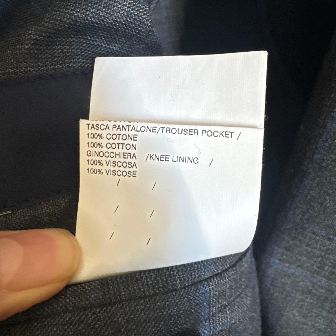 Marnist　LARDINI 44グレー チェック柄 3ピース