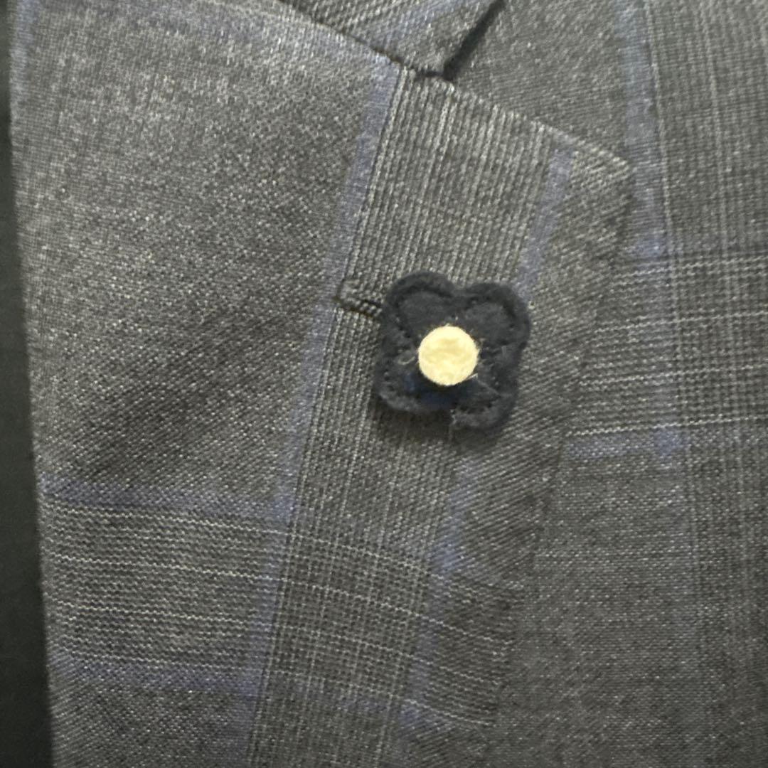 Marnist　LARDINI 44グレー チェック柄 3ピース
