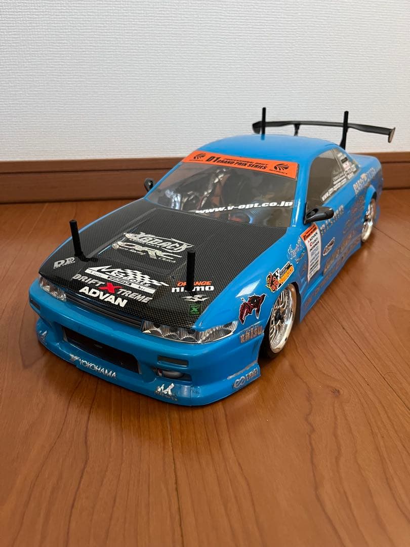 1/10 ラジコン ドリフト ドリパケ 2.4GHz S13シルビア LED電飾