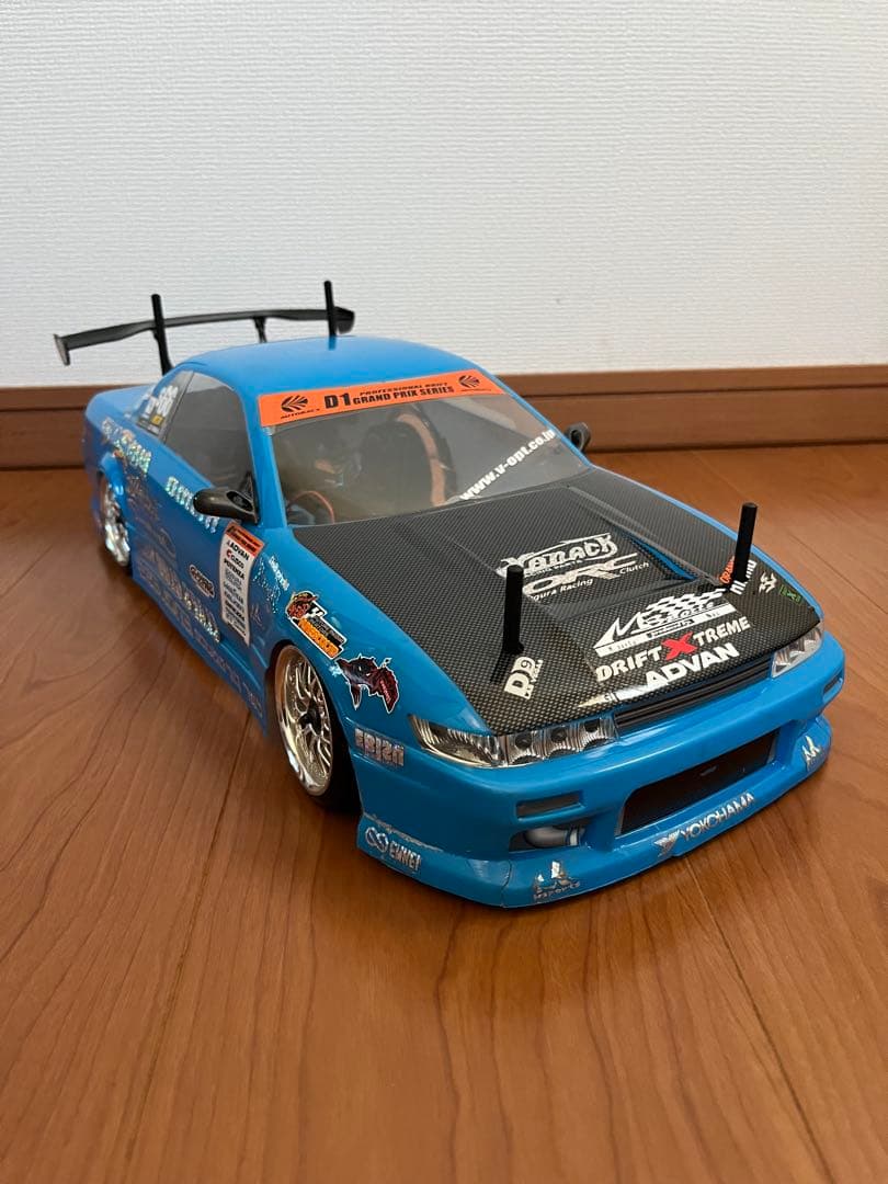1/10 ラジコン ドリフト ドリパケ 2.4GHz S13シルビア LED電飾