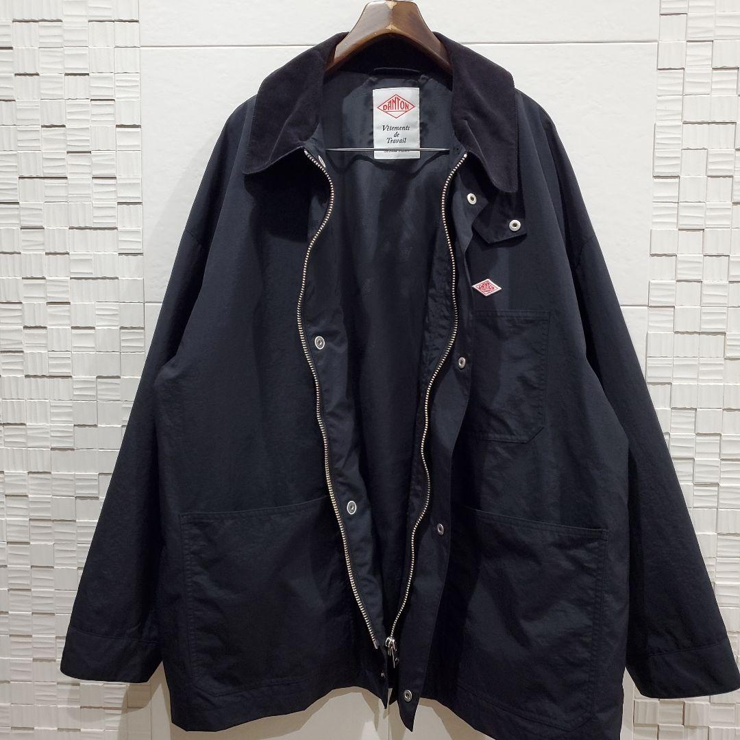 【美品、XL】danton NYLON COVERALL JACKET