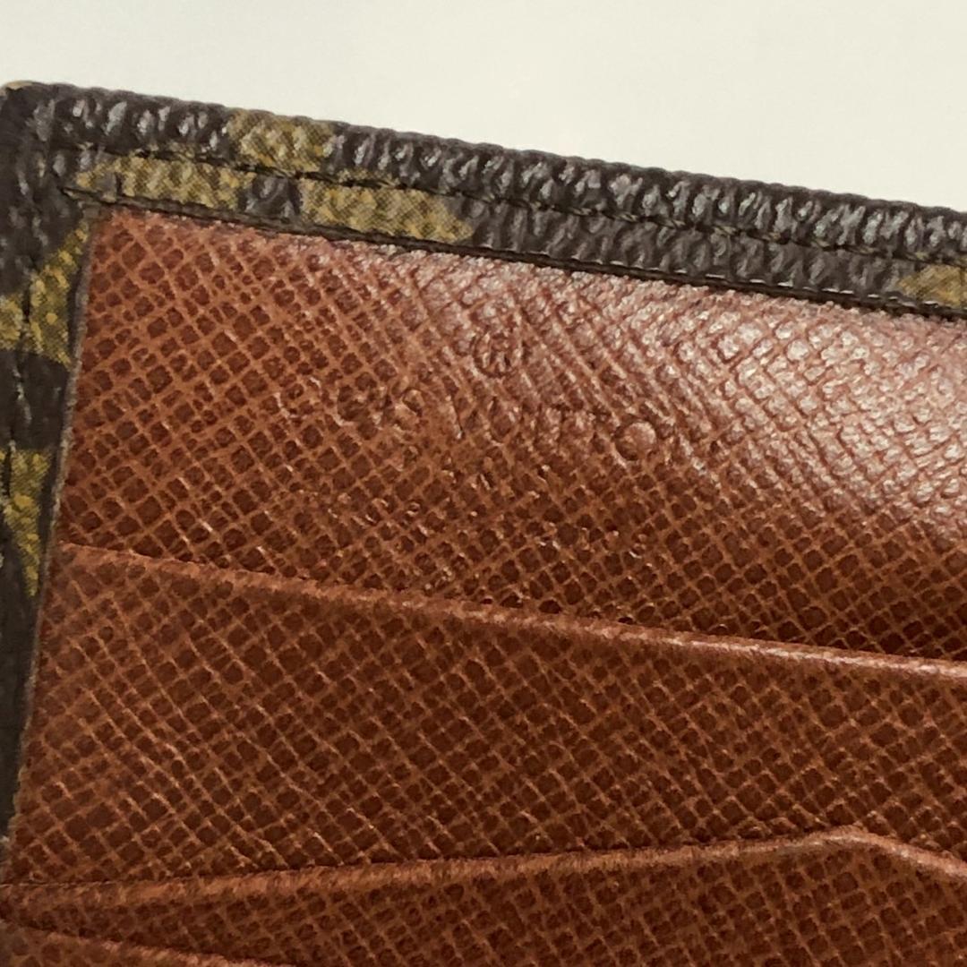 LOUIS VUITTON ルイヴィトン 三つ折り財布 Wホック モノグラム