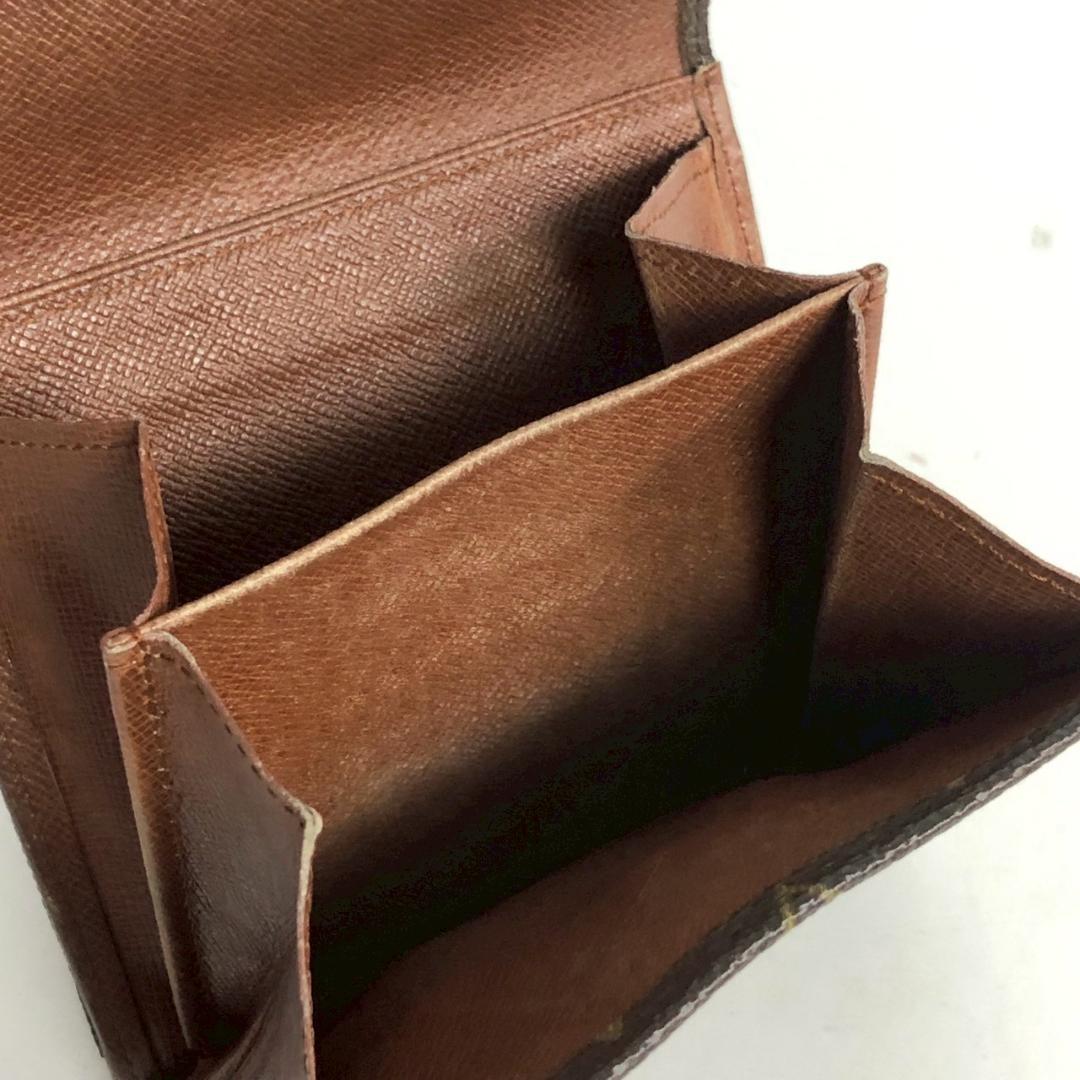 LOUIS VUITTON ルイヴィトン 三つ折り財布 Wホック モノグラム