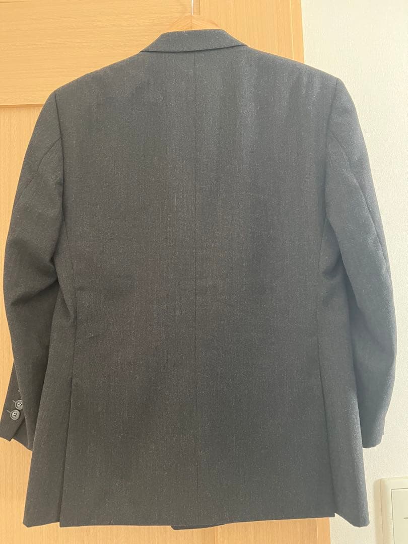 Burberrysバーバリー グレー ダブルジャケット46サイズ　Sサイズ相当