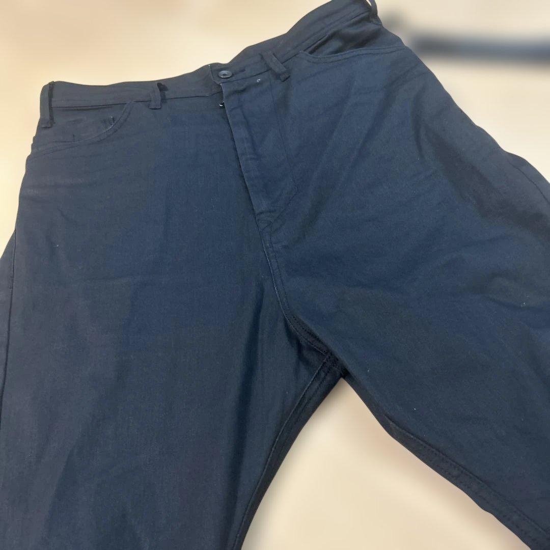 ユリウス　9oz STRETCH DENIM ブラックサルエル