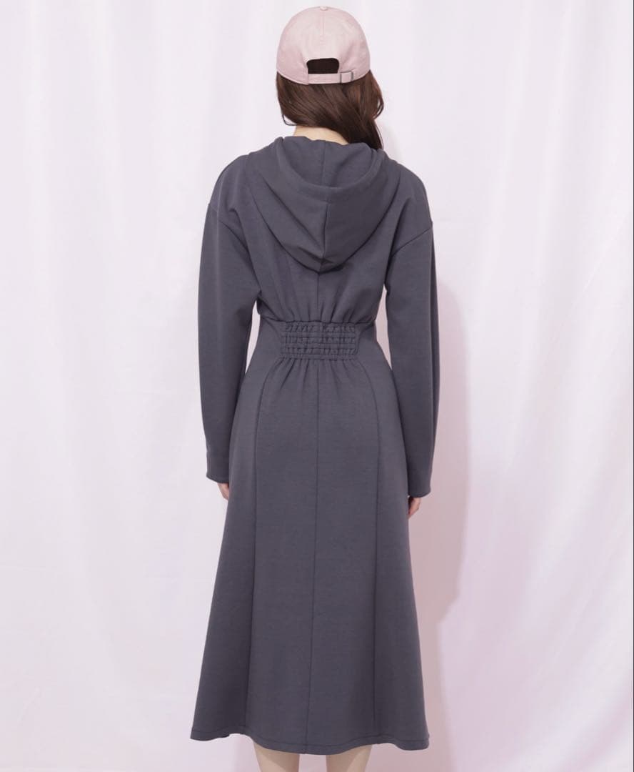 JILLSTUART ダイバーフーディーロングワンピース