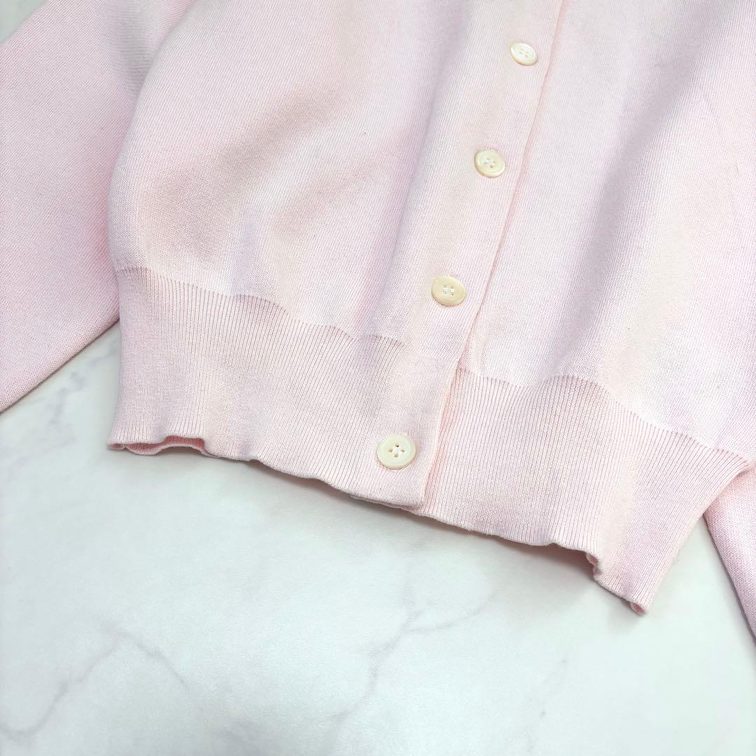 【25SS 完売品】スローブイエナ ダブルフェイスクルーカーディガン ピンク