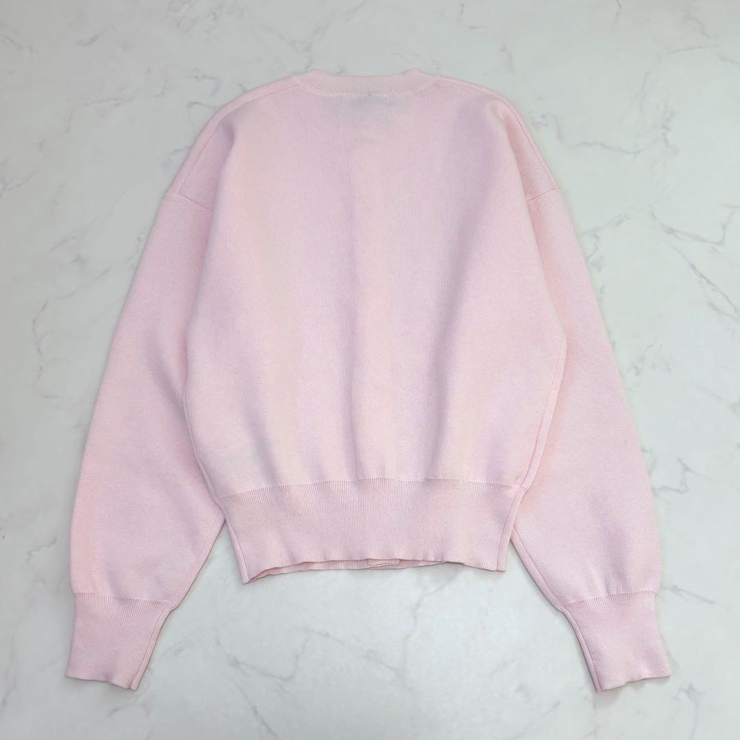 【25SS 完売品】スローブイエナ ダブルフェイスクルーカーディガン ピンク