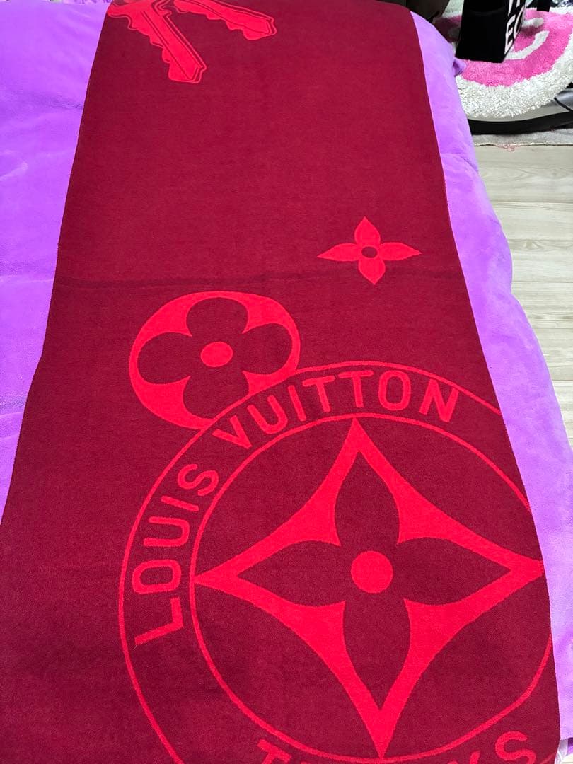 luis vuitton ストール　大判　膝掛け