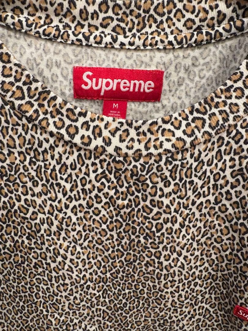 Supreme ヒョウ柄 Tシャツ