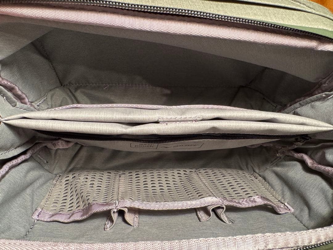 【ほぼ新品】 Peak Design Wash Pouch セージ