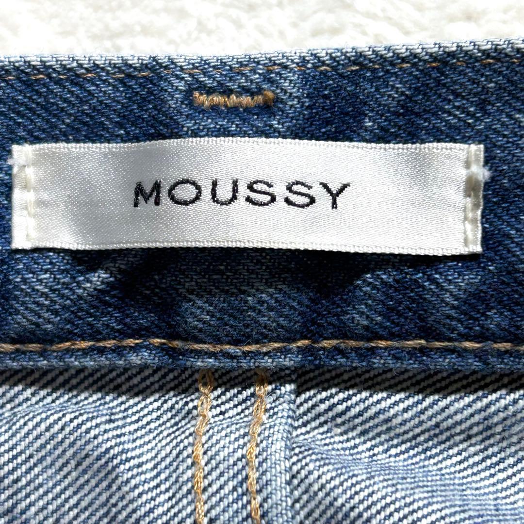 【MOUSSY】 デニムパンツ 25 MVS フレアデニム センターライン