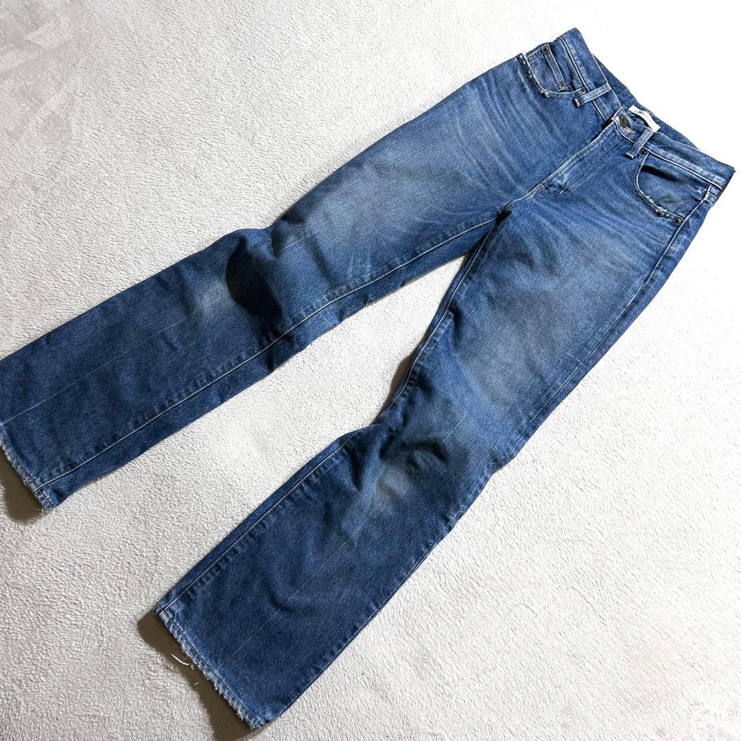 【MOUSSY】 デニムパンツ 25 MVS フレアデニム センターライン